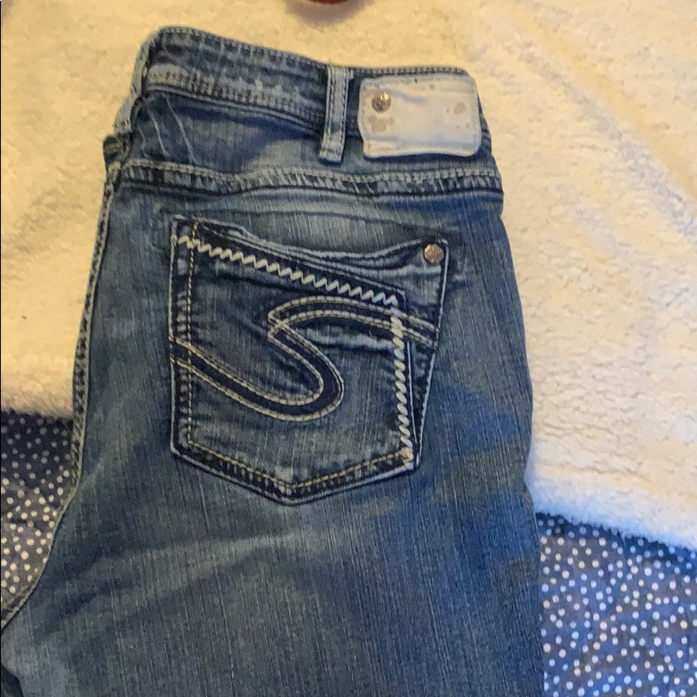 Silver jeans